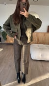 Haki Yılan Desen Bilek Boy Marka Model Jean 