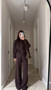 Kahve Arka Pileli Marka Model Modal Takım