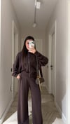 Kahve Arka Pileli Marka Model Modal Takım