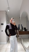 Kahve Balıkçı Yaka Basic Bluz 