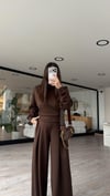 Kahve Balıkçı Yaka Marka Model Modal Takım