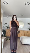 Kahve Bel Bağcıklı Marka Model Salaş Pantolon