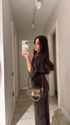 Kahve Bel Lastikli Marka Model Modal Pantolon