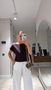 Kahve Bisiklet Yaka Marka Model Kolsuz Kazak