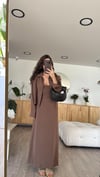 Kahve Gömlekli Elbise Takım