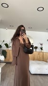 Kahve Gömlekli Elbise Takım