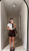 Kahve İçi Şortlu Marka Model Etek