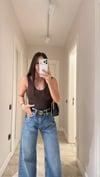 Kahve Kalın Askılı V Yaka Bodysuit