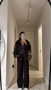 Kahve Paraşüt Detaylı Ön Fermuarlı Marka Model Takım 