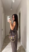 Kahve Sıfır Kol Modal Pantolon Takım 