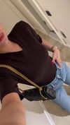 Kahve V Yaka Vatkalı Marka Model Bodysuit
