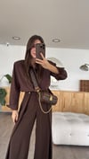 Kahve Vatkalı Marka Model Gömlek