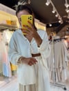 Kırık Beyaz Oversize Gömlek 