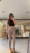 Koyu Bej Marka Model Basic Tayt 