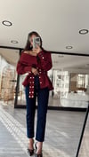 Koyu Lacivert Marka Model Kesik Paça Mom Jean