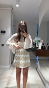 Krem Ajurlu Crop Kazak