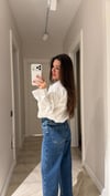 Lacivert Arka Cep Detaylı Bilek Boy Marka Model Jean 