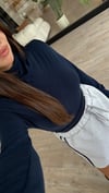 Lacivert Balıkçı Yaka Marka Model Buzy