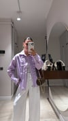 Lila Önü Fırfırlı Limited Edition Ravi Gömlek