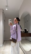 Lila Önü Fırfırlı Limited Edition Ravi Gömlek