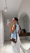 Mavi Belden Kemer Detaylı Yelek