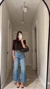 Mavi Kemerli Bilek Boy Marka Model Jean