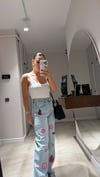 Mavi Logo Nakışlı Straight Fit Jean