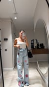 Mavi Logo Nakışlı Straight Fit Jean
