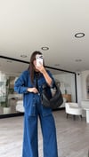 Mavi Ön Çıtçıtlı Denim Gömlek