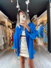 Mavi Oversize Gömlek