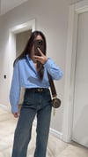Mavi Vatkalı Marka Model Gömlek