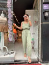 Mint Yeşili Askılı Tulum