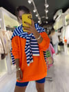 Neon Turuncu Oversize Sweat