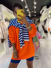 Neon Turuncu Oversize Sweat