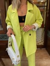 Neon Yeşil Oversize Blazer Ceket