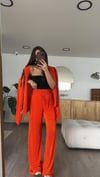 Orange Önü Fermuarlı Krinkıl Takım 