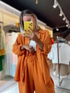 Orange Oversize Gömlek