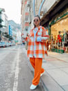 Orange Palazzo Eşofman Altı