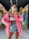 Pembe Arka Pencere Detaylı Poplin Kumaş Gömlek