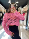 Pembe Bisiklet Yaka Merserize
