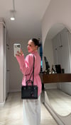 Pembe Hakim Yaka Tek Düğmeli Blazer Ceket
