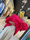 Pembe Oversize Kazak 