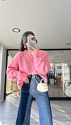 Pembe Oversize Marka Model Kazak 