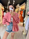 Pembe Tasarım Gömlek