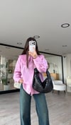 Pembe Yakası Nakışlı Gömlek