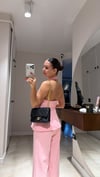 Pembe Yelekli Pantolon Takım