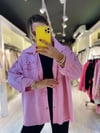 Pembe Zımbalı Çift Cepli Ceket
