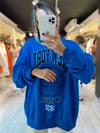 Saks Mavi Newyork Yazılı Sweat