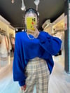 Saks Mavi Oversize Kazak 
