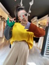 Sarı Marka Model Kol Detaylı Sweat